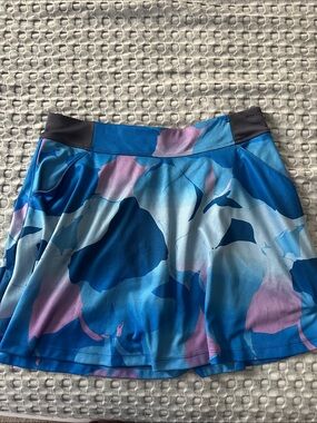 Callaway Blue Multi Floral Athletic pickleball/tennis/golf Skort
